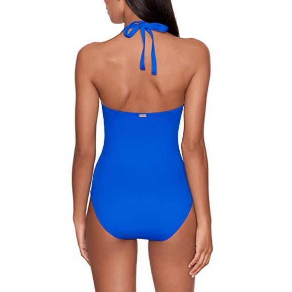 Lauren Ralph Lauren Lace-up Bandeau Tummy-Control One-Piece Swimsuit Siz… - Picture 11 of 11